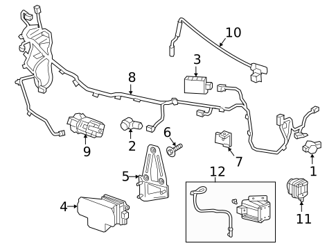 Electrical Components for 2017 Cadillac XT5 #0