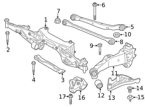 Rear Suspension for 2021 BMW X2 #2