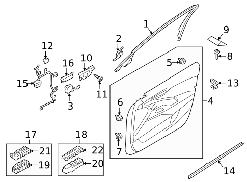 Front Door for 2020 Kia K900 #2