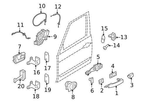 Front Door for 2016 Land Rover LR4 #1