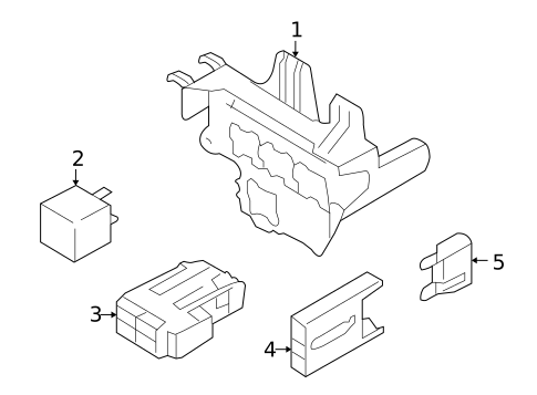 Fuse & Relay for 2013 Audi A5 #3