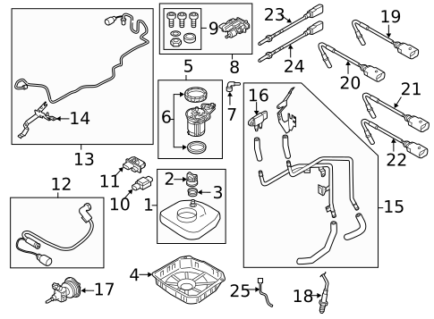 Emission Components for 2015 Volkswagen Touareg #0