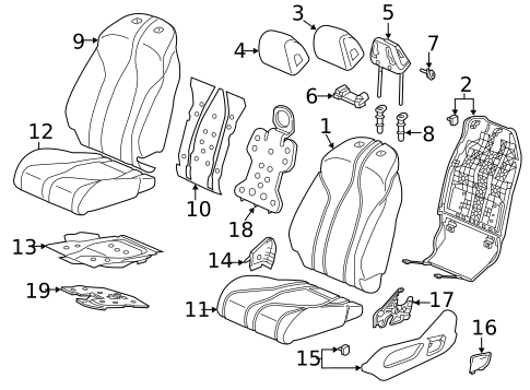 Heated Seats for 2025 Acura RDX #1