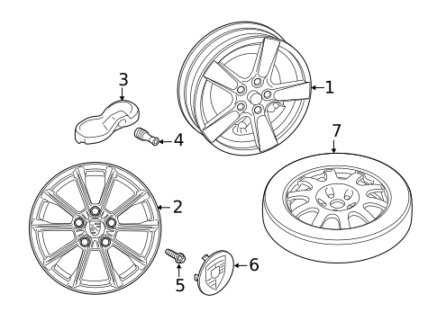 Wheels for 2019 Porsche 718 Cayman #1