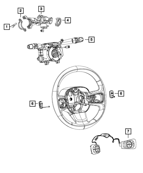 Switches for 2019 Fiat 500L #0