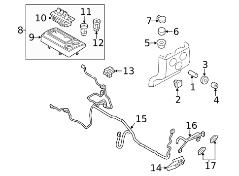 Front Console for 2010 Ford F-150 #1
