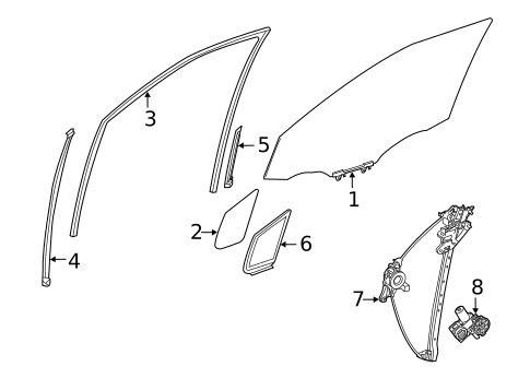 Front Door for 2024 Toyota Sienna #1