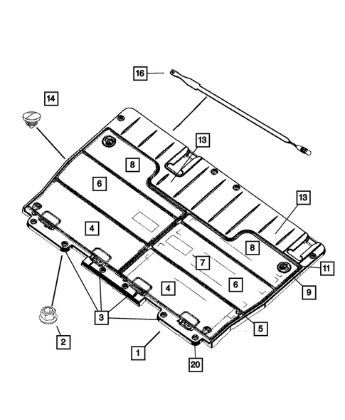 Adjusters, Covers, Shields and Risers for 2006 Dodge Caravan #4