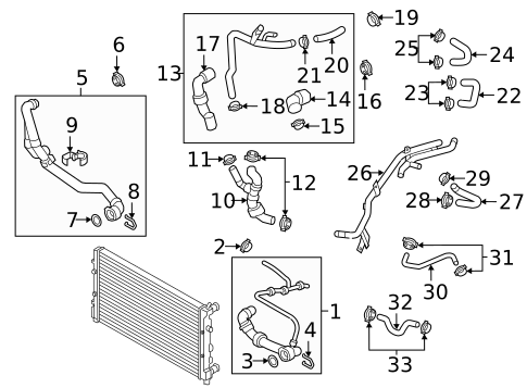 Hoses & Lines for 2015 Volkswagen Jetta #1