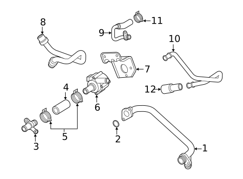 Hoses & Lines for 2021 Audi Q8 #0