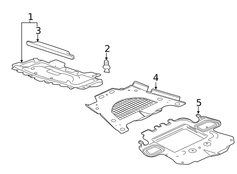 Splash Shields for 2014 Cadillac CTS #1