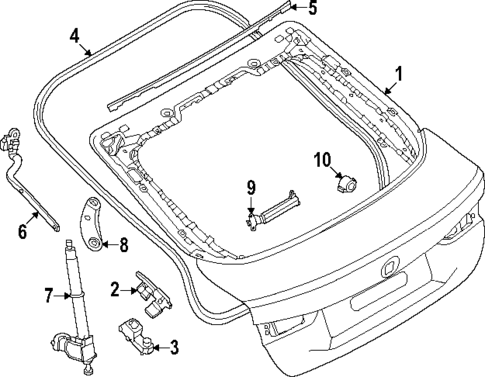 Lid & Components for 2024 BMW i4 #0