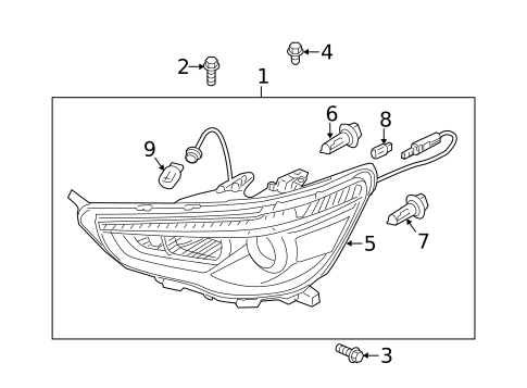 Bulbs - Chassis for 2015 Mitsubishi Outlander Sport #5