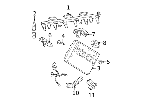 Powertrain Control for 2009 Jeep Commander #0