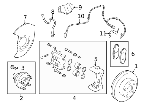 Front Brakes for 2016 INFINITI QX50 #3