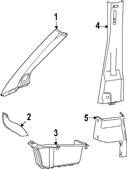 Interior Trim for 2024 Ram ProMaster EV #1
