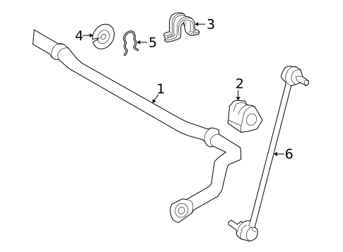 Stabilizer Bar & Components for 2025 Toyota RAV4 #1