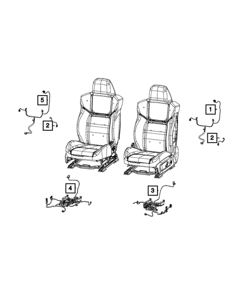 Wiring, Body and Accessories for 2021 Dodge Challenger #1