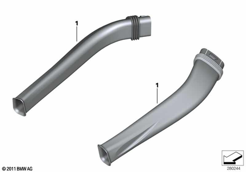 Intake Muffler for 2012 BMW-Motorrad K 1600 GT #3