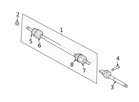 Drive Axles for 2022 Kia Seltos #0