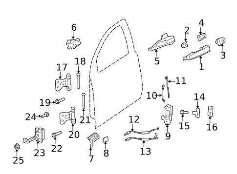 Front Door for 2011 Chevrolet Caprice #1