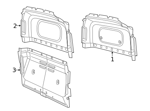 Partition Panel for 2021 Ram ProMaster City #0