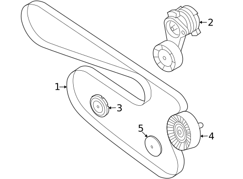 Belts & Pulleys for 2011 BMW 128i #0