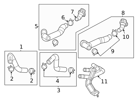 Hoses & Lines for 2023 Mazda MX-30 EV #2