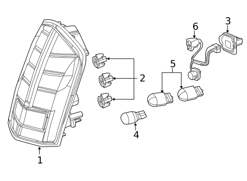 Bulbs - Chassis for 2014 Chrysler 300 #1