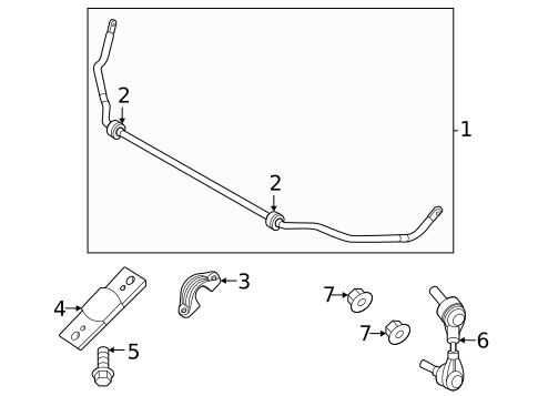 Stabilizer Bar & Components for 2023 BMW iX #0