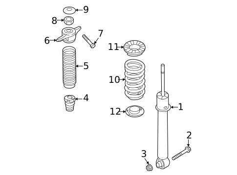 Shocks & Components for 2023 Kia Sportage #0