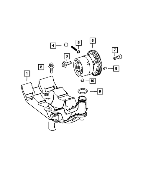 Engine Oiling, Oil Pan and Indicator (Dipstick) for 2011 Dodge Caliber #0