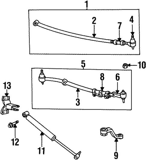 Steering Linkage for 1997 Dodge Ram 1500 #0