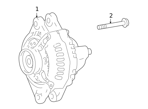 Alternator for 2011 Kia Sedona #0