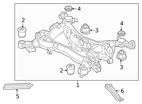Suspension Mounting for 2019 Honda Ridgeline #1