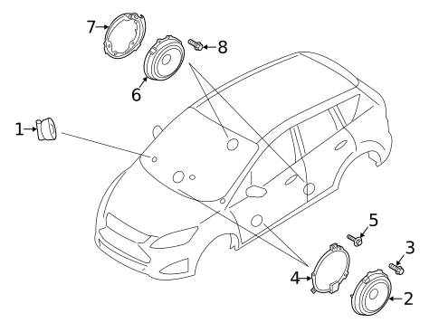 Sound System for 2017 Ford C-Max #2