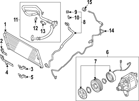 Condenser, Compressor & Lines for 2025 Toyota GR86 #0