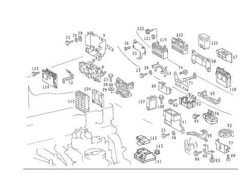 Control Units for 1993 Mercedes-Benz 300CE #0