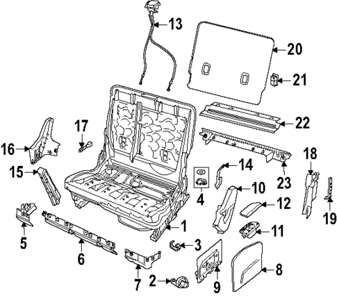 Rear Seat for 2025 Volkswagen ID. Buzz #0