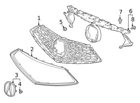 Parking Aid for 2023 Acura MDX #4