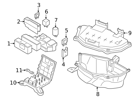 Fuse & Relay for 2018 Audi RS7 #0