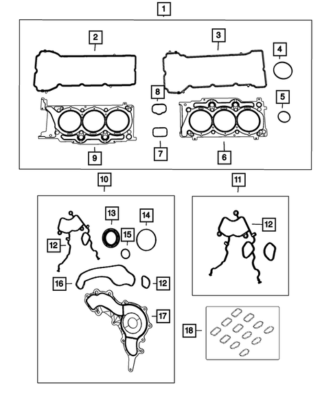 Engine Identification, Service Engines & Engine Service Kits for 2014 Jeep Cherokee #0