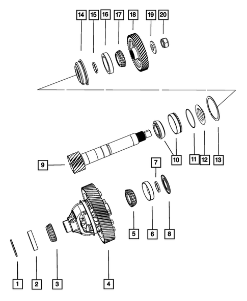 Differential for 2012 Dodge Journey #0