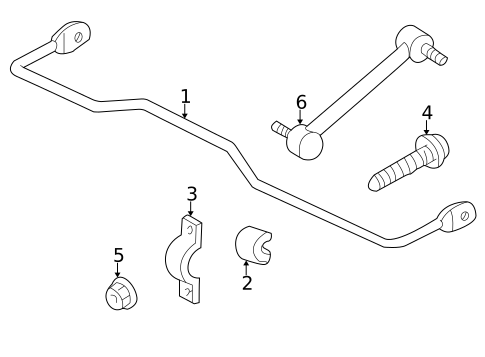 Stabilizer Bar & Components for 2007 Chevrolet Monte Carlo #0