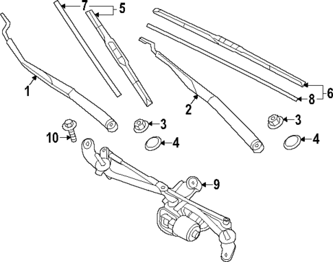 Wipers for 2023 Genesis Electrified G80 #0