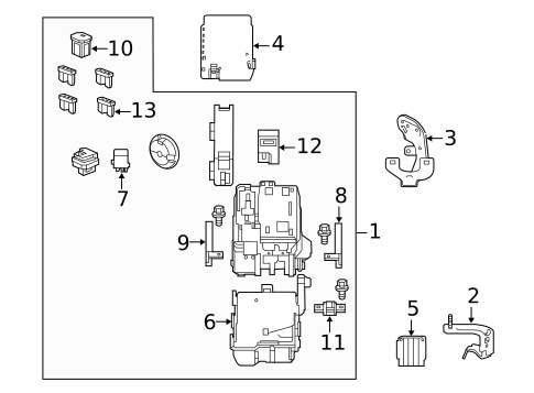 Electrical Components for 2016 Honda Accord #1
