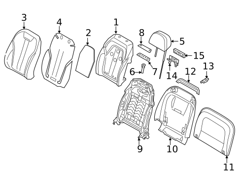Heated Seats for 2021 BMW 740i #3