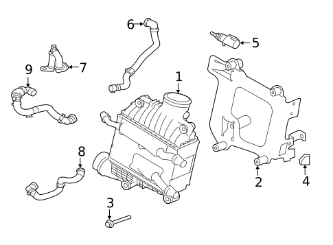 Intercooler for 2017 Jaguar XE #0