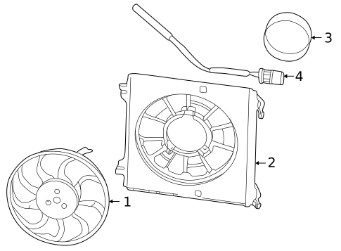 Cooling Fan for 1999 Porsche 911 #1