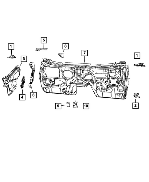 Cowl and Dash Panel for 2026 Dodge Charger Daytona #1